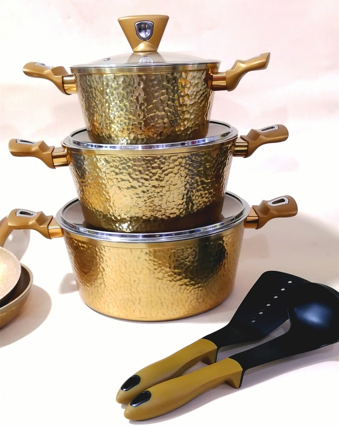 Baroly 10 Pcs Non Stick Cookware Set