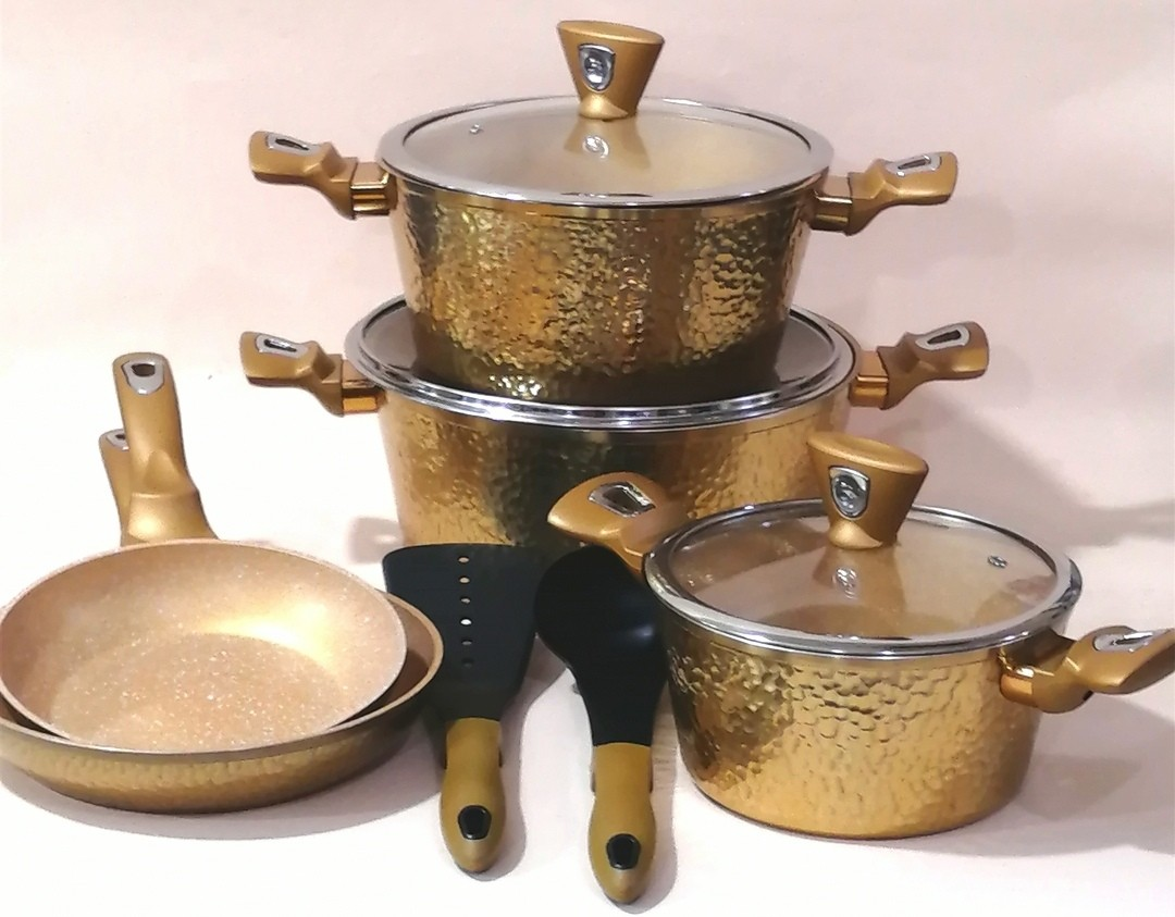 Baroly 10 Pcs Non Stick Cookware Set