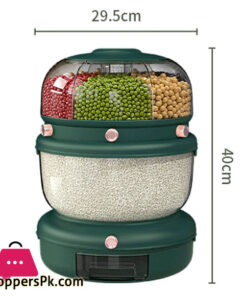 Cornflakes Dispenser Rotating Rice Bucket Insect Proof Moisture Proof Storage Divided Container Household Kitchen Grain Dispenser 38 Cornflakes Dispenser Rotating Rice Bucket Insect Proof Moisture Proof Storage Divided Container Household Kitchen Grain Dispenser - Image 6