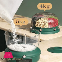 Cornflakes Dispenser Rotating Rice Bucket Insect Proof Moisture Proof Storage Divided Container Household Kitchen Grain Dispenser 15 Cornflakes Dispenser Rotating Rice Bucket Insect Proof Moisture Proof Storage Divided Container Household Kitchen Grain Dispenser