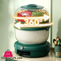 Cornflakes Dispenser Rotating Rice Bucket Insect Proof Moisture Proof Storage Divided Container Household Kitchen Grain Dispenser 13 Cornflakes Dispenser Rotating Rice Bucket Insect Proof Moisture Proof Storage Divided Container Household Kitchen Grain Dispenser