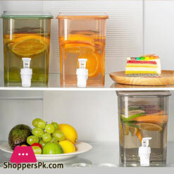Fridge Cold Water Dispenser With Spout 3.6L Juice Containers With Lids And Tap For Water Juice Milk Iced Tea Liqueur