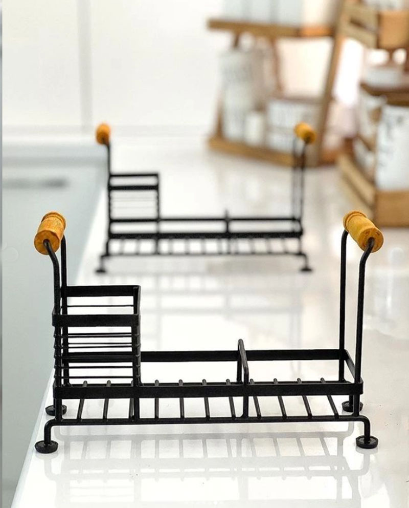 Limon Dishwashing Liquid Soup Dispenser Set Two Pieces Of Glass With A Sponge Iran Made