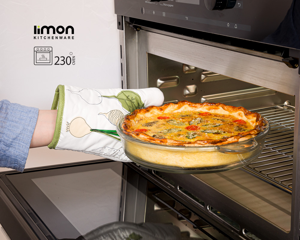 Limon Glass 1.9 Liter Round Pan