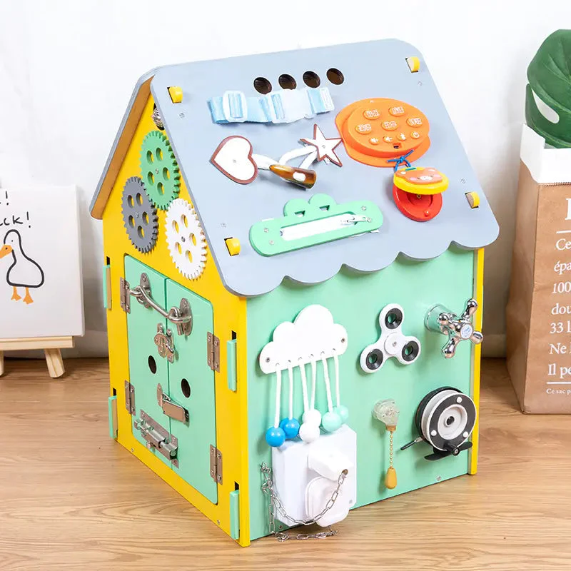 Multipurpose Busy Board Diy Material Light Educational Toys For Kindergarten With Bluetooth