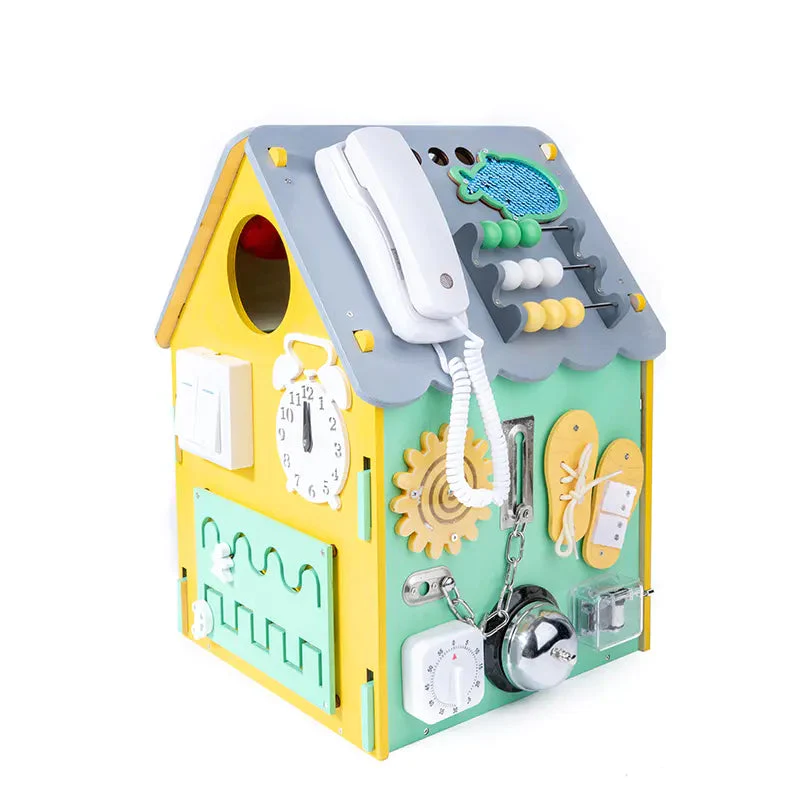 Multipurpose Busy Board Diy Material Light Educational Toys For Kindergarten With Bluetooth