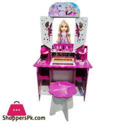 Portable Wooden Dressing Table Set For Girls 3 To 8 Years