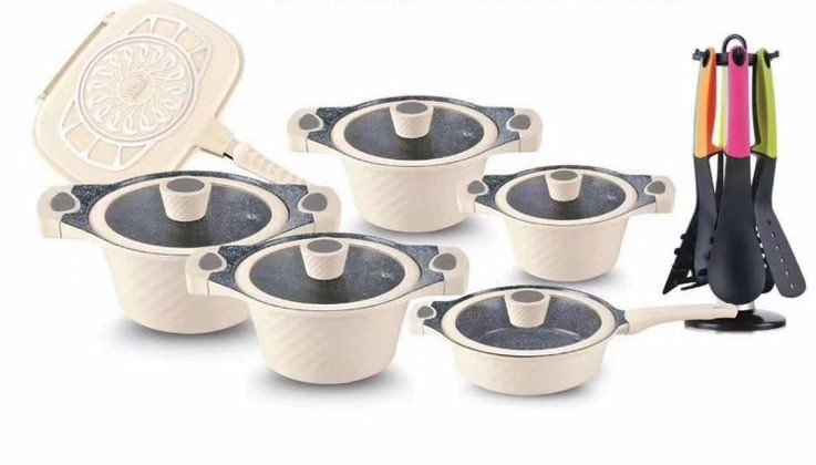 W.m.f 21 Pieces Die-Cast Cookware Set