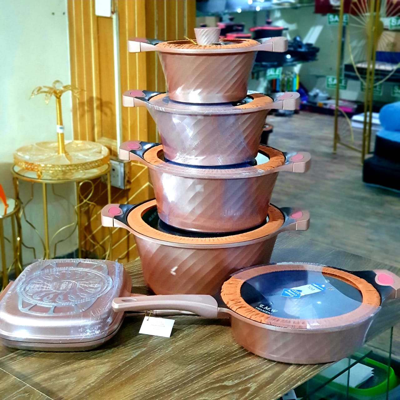 W.m.f 21 Pieces Die-Cast Cookware Set