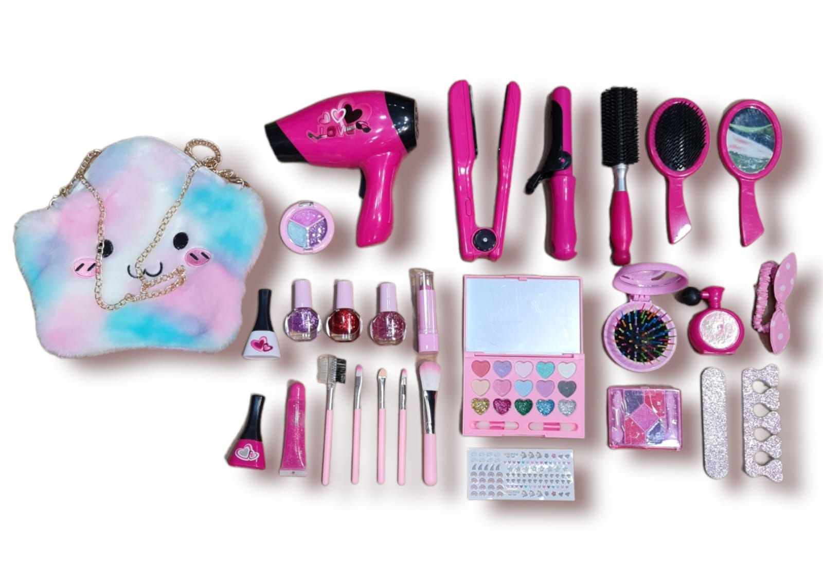 Portable Wooden Dressing Table Set For Girls 3 To 8 Years