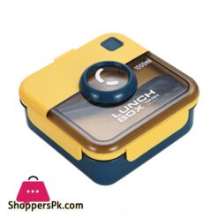 2 Compartments Bento Lunch Box Leak Proof Food Storage Container For Office School Daily Use