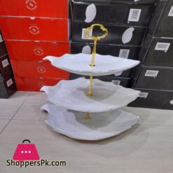 3 Tier Cake Plate Stand Tray Wedding Birthday Party Cupcake Display Tower Set