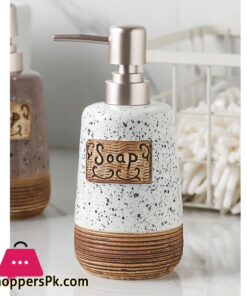 420Ml Retro Ceramic Soap Dispenser Bathroom Product Liquid Soap Dispensers Shower Gel Shampoo Bottle Home Decoration 7 420Ml Retro Ceramic Soap Dispenser Bathroom Product Liquid Soap Dispensers Shower Gel Shampoo Bottle Home Decoration - Image 3