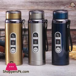 800Ml And 1000Ml Stainless Steel Water Bottle Large Capacity Double Wall Thermos Bottle Outdoor Vacuum Water Flask Thermal Insulated Cup Hot And Cold Water Bottle