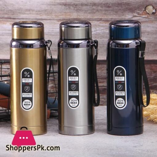 800ml and 1000ml Stainless Steel Water Bottle Large Capacity Double Wall Thermos Bottle Outdoor Vacuum Water Flask Thermal Insulated Cup Hot And Cold Water Bottle