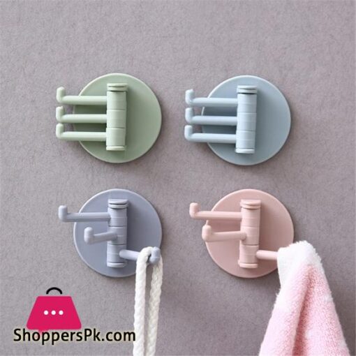 Adhesive Branch Self Adhesive Seamless Rotatable Strong Wall Stick Mount Hanger Hooks For Kitchen Bathroom Shower Organizer For Clothes Cloth Hats Key