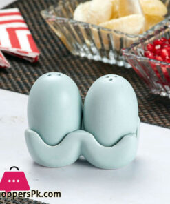 Ceramic Easter Egg Shaped Spices Salt Pepper Shaker Seasoning Kitchen Decorative Dispensers