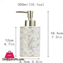 Hnhynsy Liquid Dispencer Container Ceramic Foam Soap Dispenser Kitchen Sink Soap Dispenser Can Be Refilled With Liquid Soap Dispenser Due To Lotion Shampoo Massage Oil Pump Bottles Dispensers
