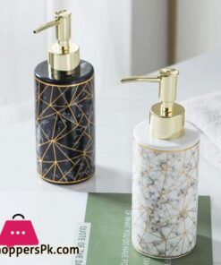 HNHYNSY Liquid Dispencer Container Ceramic Foam Soap Dispenser Kitchen Sink Soap Dispenser Can be Refilled with Liquid Soap Dispenser Due to Lotion Shampoo Massage Oil Pump Bottles Dispensers