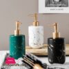 Soap Dispensers Soap Dispenser Countertop Lotion Liquid Dispenser Soap Bottle Ceramic Soap Pump Marble Hand Soapdispenser For Bathroom Kitchen Soap Dispenser Pump Home Kitchen Color Pack Of Tw
