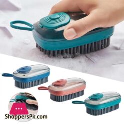 Cleaning Brush Automatic Liquid Soap Dispenser Kitchen Dishwashing Laundry Shoe Cleaning Brush