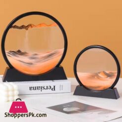 Creative 5712Inch 3D Moving Sand Art Painting Glass Sandscape In Motion Hourglass Moving Sand Frame Display Gift Home Decor
