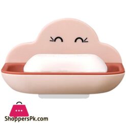 Day2Day Mall Non Perforated Soap Holder Bathroom Drain Soap Box Toilet Soap Holder Wall Mounted Shelf