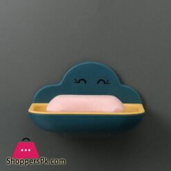 Day2Day Mall Non Perforated Soap Holder Bathroom Drain Soap Box Toilet Soap Holder Wall Mounted Shelf