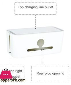 Desktop Cables Storage Box Power Wires Line Collector Organizer Box With Phone Stand 54 Desktop Cables Storage Box Power Wires Line Collector Organizer Box With Phone Stand