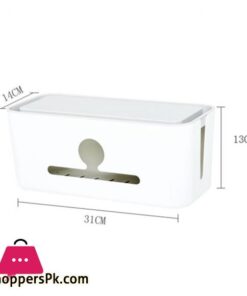 Desktop Cables Storage Box Power Wires Line Collector Organizer Box With Phone Stand 55 Desktop Cables Storage Box Power Wires Line Collector Organizer Box With Phone Stand