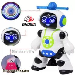 Electronic Dancing Robot Toy For Kids, Flashing Lights, 360° Body Spinning, Smart Space Robot Walking Dancing Robot Astronaut Music Light Toy-3012 13 Electronic Dancing Robot Toy For Kids Flashing Lights 360 Body Spinning Smart Space Robot Walking Dancing Robot Astronaut Music Light Toy 3012