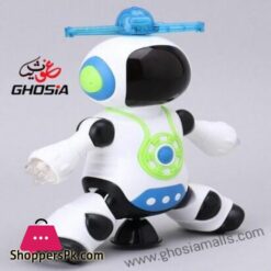 Electronic Dancing Robot Toy For Kids, Flashing Lights, 360° Body Spinning, Smart Space Robot Walking Dancing Robot Astronaut Music Light Toy-3012 12 Electronic Dancing Robot Toy For Kids Flashing Lights 360 Body Spinning Smart Space Robot Walking Dancing Robot Astronaut Music Light Toy 3012