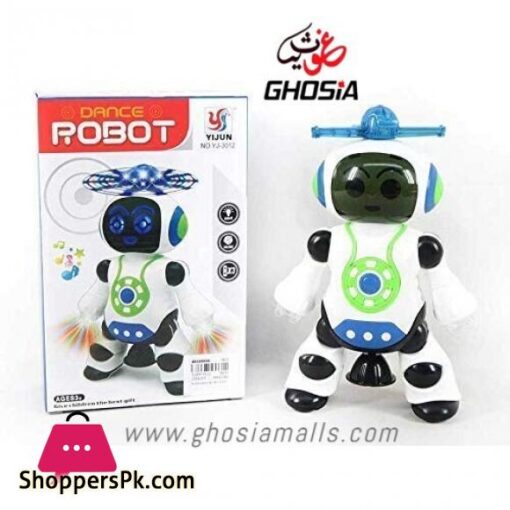 Electronic Dancing Robot Toy For Kids Flashing Lights 360 Body Spinning Smart Space Robot Walking Dancing Robot Astronaut Music Light Toy 3012