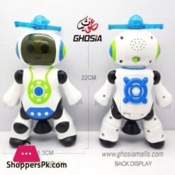 Electronic Dancing Robot Toy For Kids, Flashing Lights, 360° Body Spinning, Smart Space Robot Walking Dancing Robot Astronaut Music Light Toy-3012 11 Electronic Dancing Robot Toy For Kids Flashing Lights 360 Body Spinning Smart Space Robot Walking Dancing Robot Astronaut Music Light Toy 3012