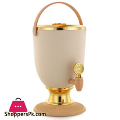 Forever Gold 4 Liter Plastic Juice Dispenser Elephant Beige &Amp; Gold