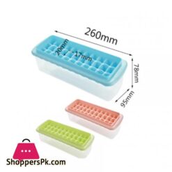 Glacier Ice Cubes Tray 33 Cubes With Ice Lifter And Storage