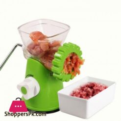 Healthy Mincer Meat Grinding Machine Multi Function Manual Handy Meat Mincer Chopping Machine Green