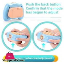 Hot Quick Push Bubbles Pop Game Light Fidget Toy Pro Speed Push Up Electronic Pop Trendy Games Poplight Whack A Mole Sensory Toy New