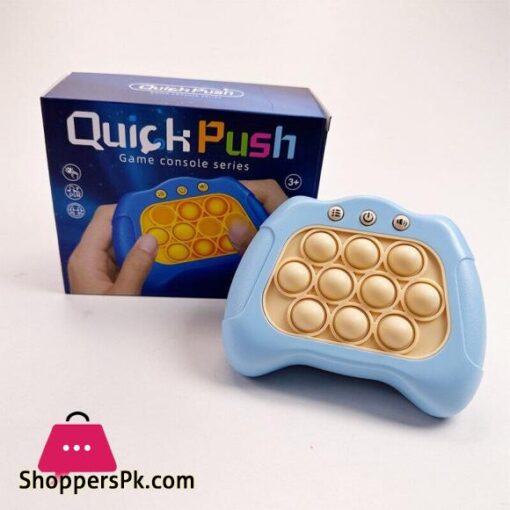 Hot Quick Push Bubbles Pop Game Light Fidget Toy Pro Speed Push Up Electronic Pop Trendy Games Poplight Whack A Mole Sensory Toy NEW