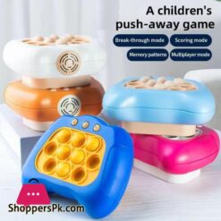 Hot Quick Push Bubbles Pop Game Light Fidget Toy Pro Speed Push Up Electronic Pop Trendy Games Poplight Whack A Mole Sensory Toy New
