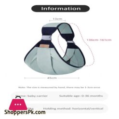 Imported Quality Baby Wrap Carrier Newborn Sling Breathable Cotton Baby Sling Wrap Carrier For Infant Newborn Breastfeeding Carriers
