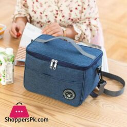 Insulation Hot And Cold Lunch Bag With Strap Canvas Bags Fresh Handbag Thickened Aluminum Film Bag