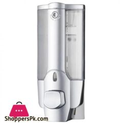 Liquid Soap Dispenser Single Head Wall Mount Shower Bath Washing Lotion Soap Shampoo Dispensers For Kitchen Bathroom Silver