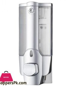 Liquid Soap Dispenser Single Head Wall Mount Shower Bath Washing Lotion Soap Shampoo Dispensers For Kitchen Bathroom Silver