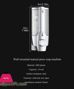 Liquid Soap Dispenser Single Head Wall Mount Shower Bath Washing Lotion Soap Shampoo Dispensers For Kitchen Bathroom Silver 26 Liquid Soap Dispenser Single Head Wall Mount Shower Bath Washing Lotion Soap Shampoo Dispensers For Kitchen Bathroom Silver