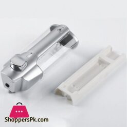 Liquid Soap Dispenser Single Head Wall Mount Shower Bath Washing Lotion Soap Shampoo Dispensers For Kitchen Bathroom Silver