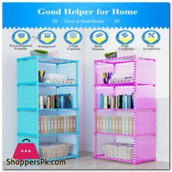 Modern Portable Books Shelf Racks Wardrobe Made By Metal Can Hold Large Number Of Books