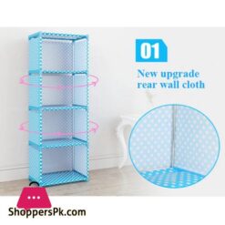 Modern Portable Books Shelf Racks Wardrobe Made By Metal Can Hold Large Number Of Books