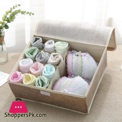 Multi Slot Bra Underwear Socks Clothes Storage Organizer Box Container