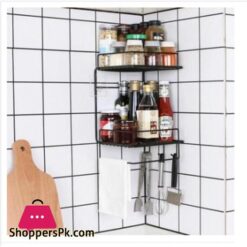 Multifunctional 2 Tier Corner Bathroom And Kitchen Shelves Storage Wall Mounted Durable Shower Caddy Organizer Rack for Kitchen Toilet